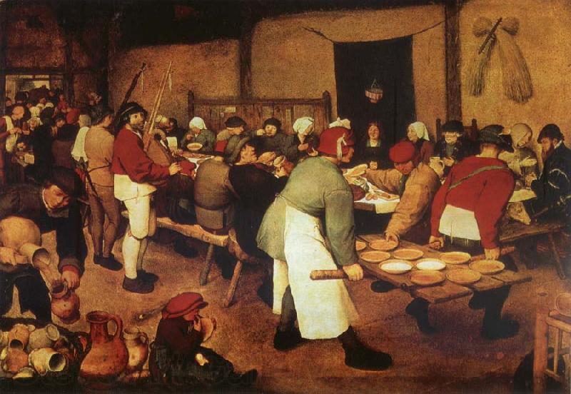 Pieter Bruegel Farmer wedding France oil painting art